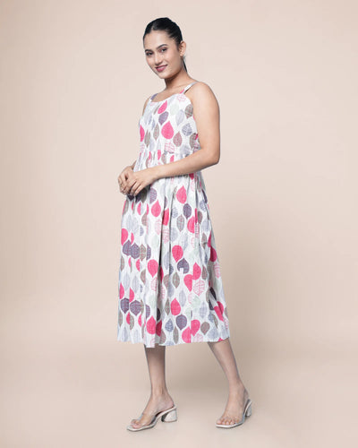 Ziya Hanblock Patola Cotton Dress