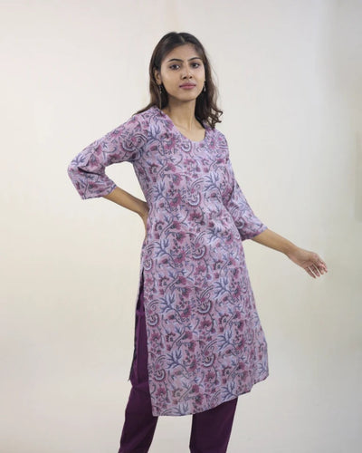 Elaaya Kantha Cotton Kurti