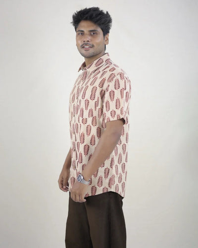 ILAY Hand Block Ajrak Cotton Shirt