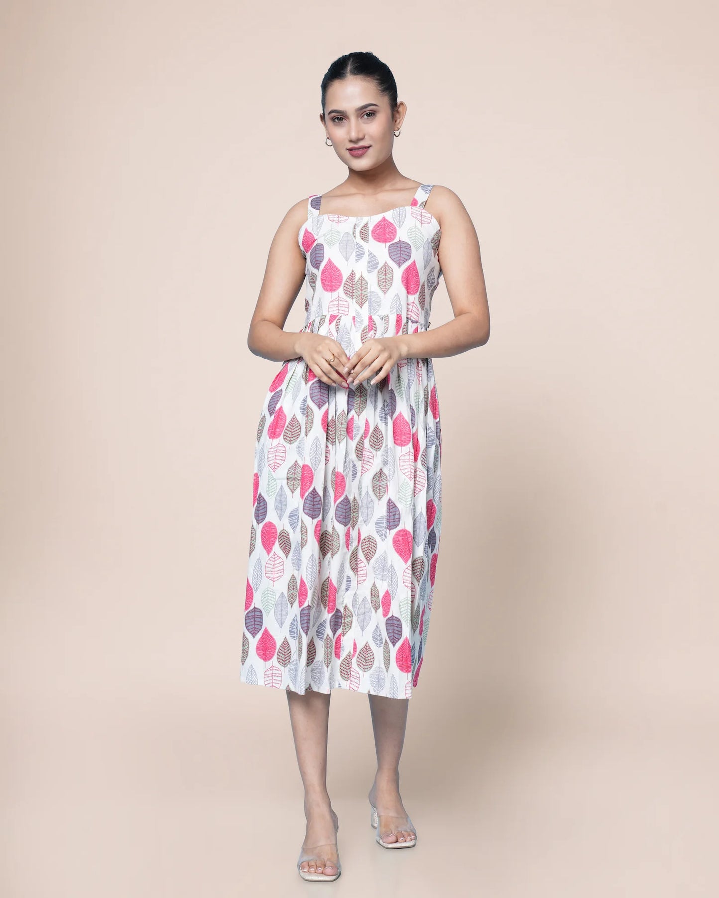 Ziya Hanblock Patola Cotton Dress