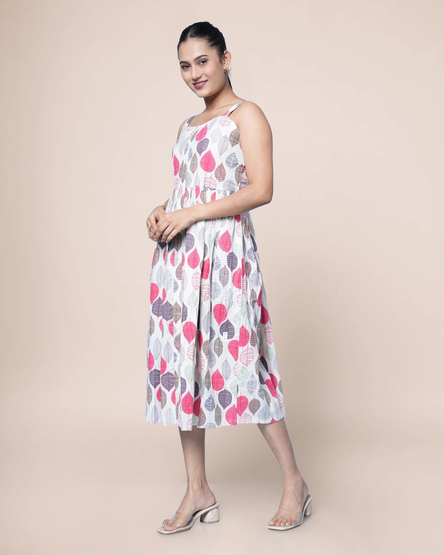 Ziya Hanblock Patola Cotton Dress