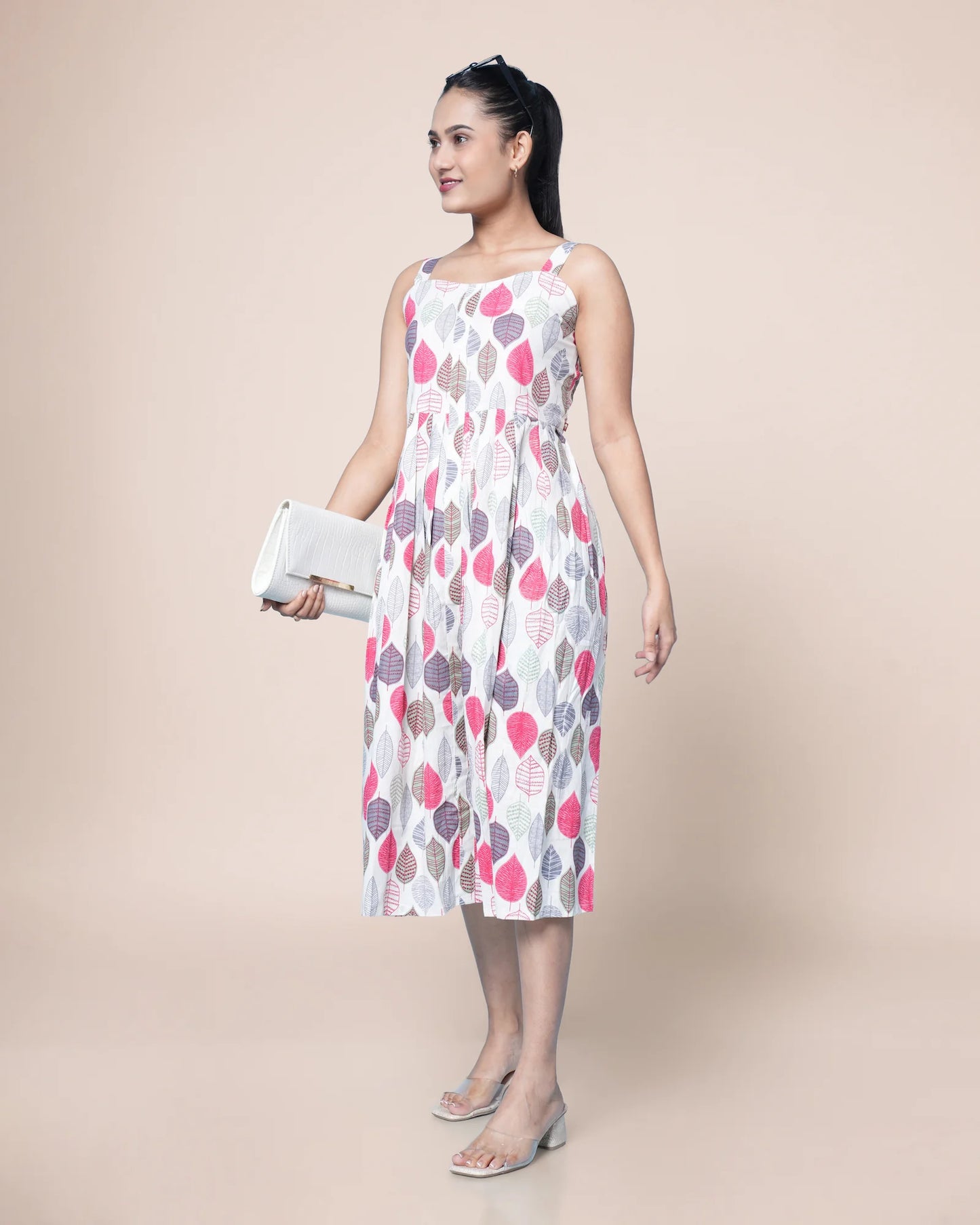 Ziya Hanblock Patola Cotton Dress
