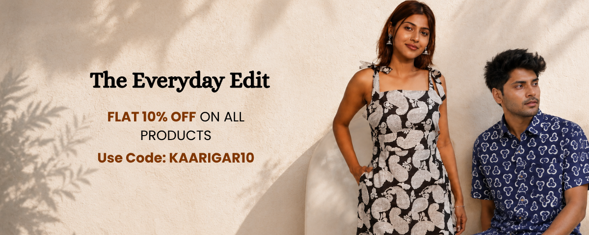 Pure Cotton Handblock Print Kurtis & Dresses for Women – Modern Everyday Wear India