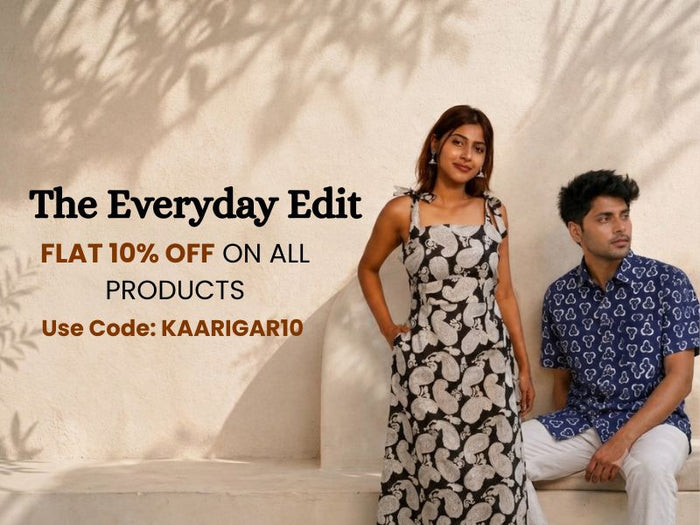Pure Cotton Handblock Print Kurtis & Dresses for Women – Modern Everyday Wear India