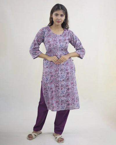 Elaaya Kantha Cotton Kurti
