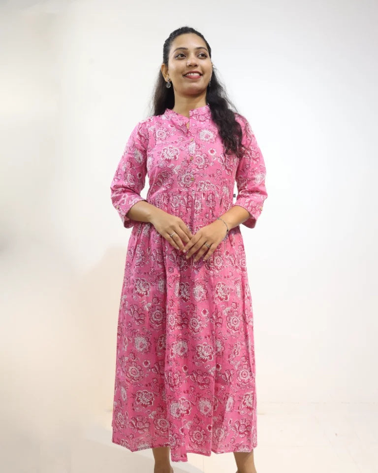 Fluera Kantha  Cotton Dress