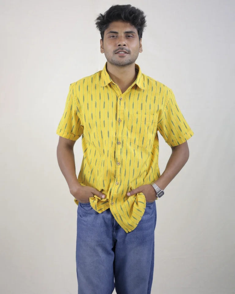 ILAN Ikkat Cotton Shirt