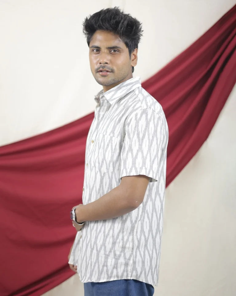 Olin Ikkat Cotton Shirt