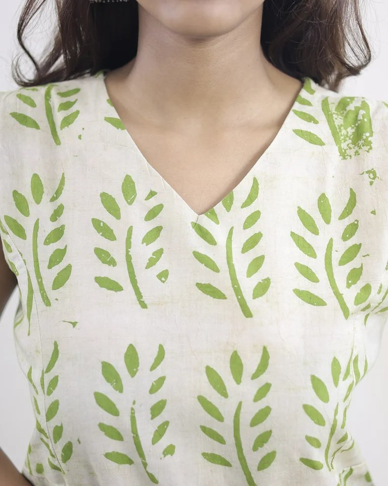 Evara Hand Block Batik Cotton Kurti