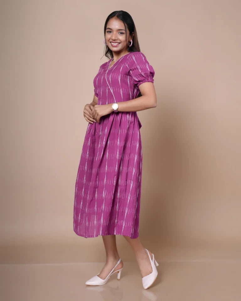 Elora Ikkat Cotton Dress