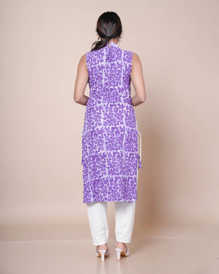 Kaarigar Kashish Print Kurti â€“ Full Length View