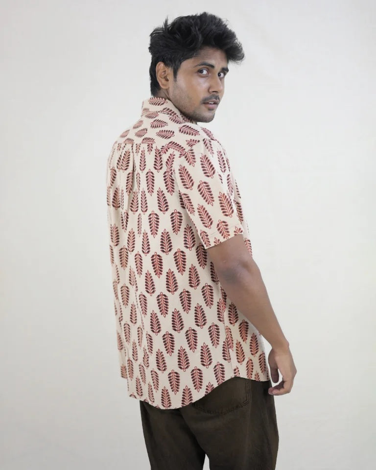 ILAY Hand Block Ajrak Cotton Shirt
